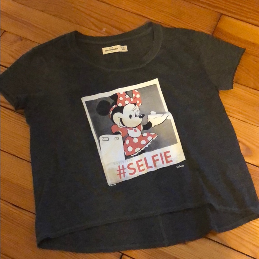 Abercrombie kids Minnie Mouse crop
